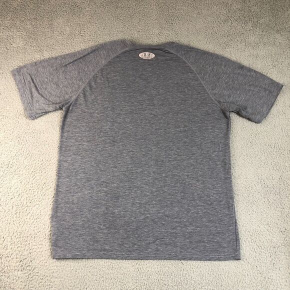 Under Armour Shirt Mens Medium Gray Athletic Training Crew Neck Tee‎ Athleisure - Picture 5 of 8